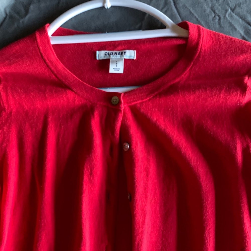 Cardigans from H&M and Old Navy